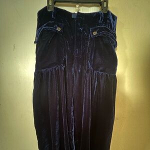 We The Free people velvet pants. Balloon style. Size 26